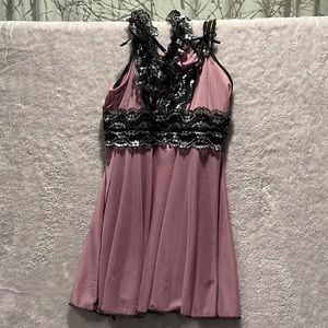 Gypsy style teddy w:matching g string